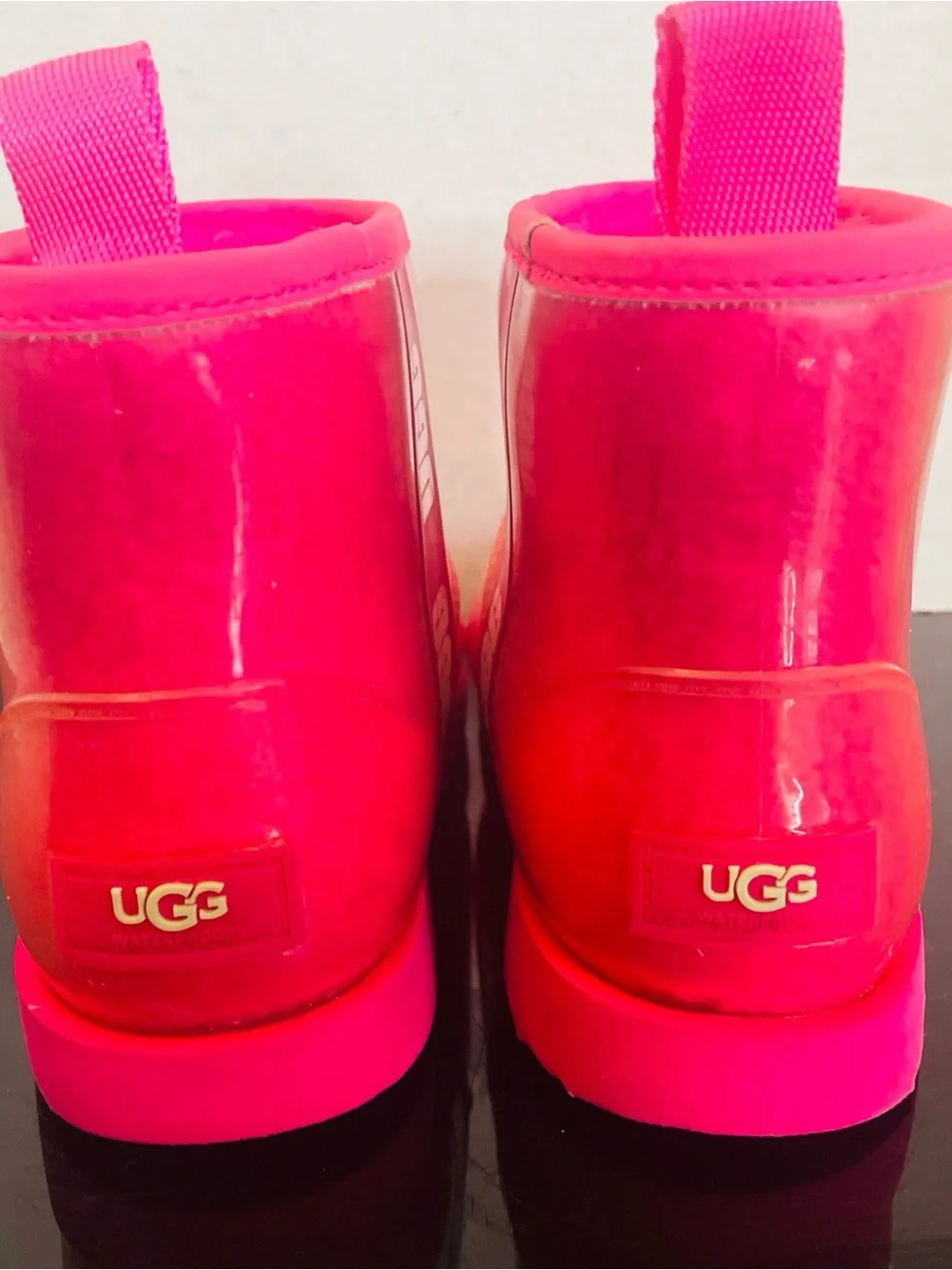 UGG Kids' Hot Pink Classic Rain Boots Size 3